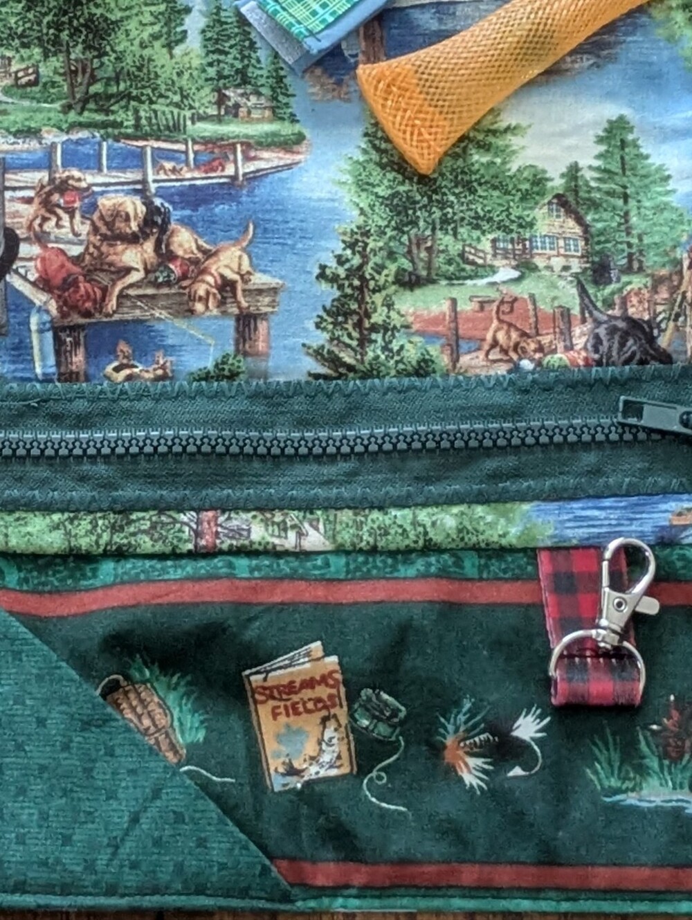 Sensory Fidget Lap Mat for Dementia/Alzheimer/Autism - Fishing Theme